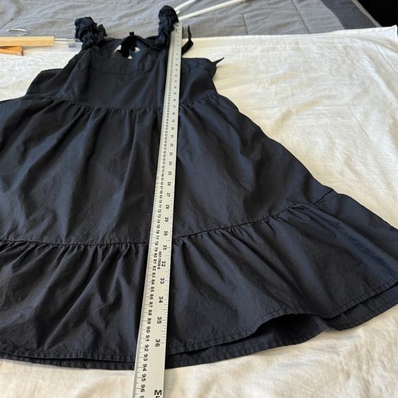 Who What Wear Black‎ Sleeveless Backless Midi Shift Dress Size Large Summer - Picture 12 of 16